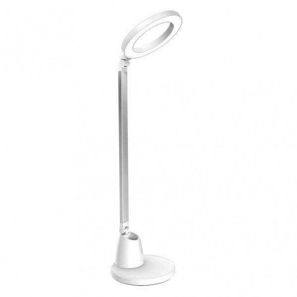 Flexo Calcita 8w 640lm 4000k Blanco/plata 55x16x16 Cm Tactil Y Regulable Intensidad