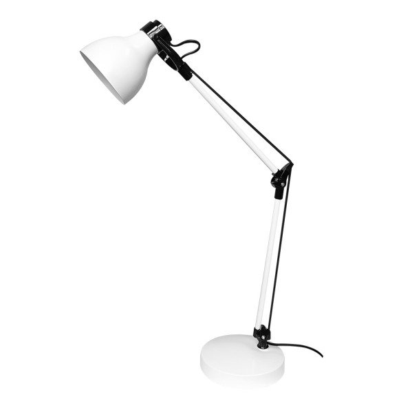 Flexo Carpo 1xe14 Blanco/negro Orientable Articulable 48x14,2x14,2 Cm