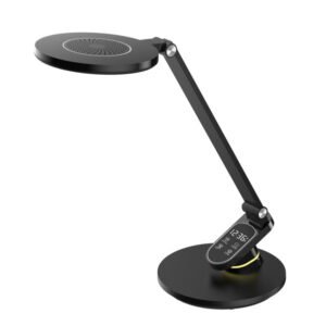 Flexo Hamlet Negro 10w 800lm 3000-4500-6000k Hora Reg.intensidad Aviso Descanso 44,3x19,1x28,3cm