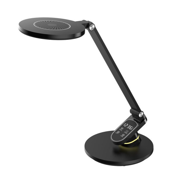 Flexo Hamlet Negro 10w 800lm 3000-4500-6000k Hora Reg.intensidad Aviso Descanso 44,3x19,1x28,3cm