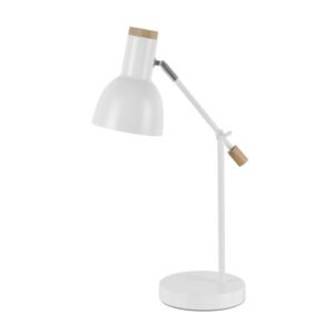 Flexo Tejo 1xe27 Blanco/haya Orientable 50x15x16,5cm