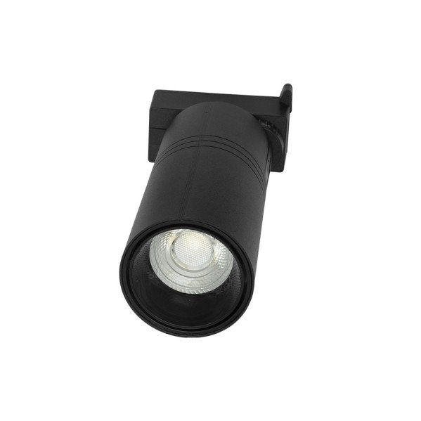 Foco Carril 20w 2700k Anzo Negro 1800lm 36º Orientable 330º Regx18x6,2 Cm