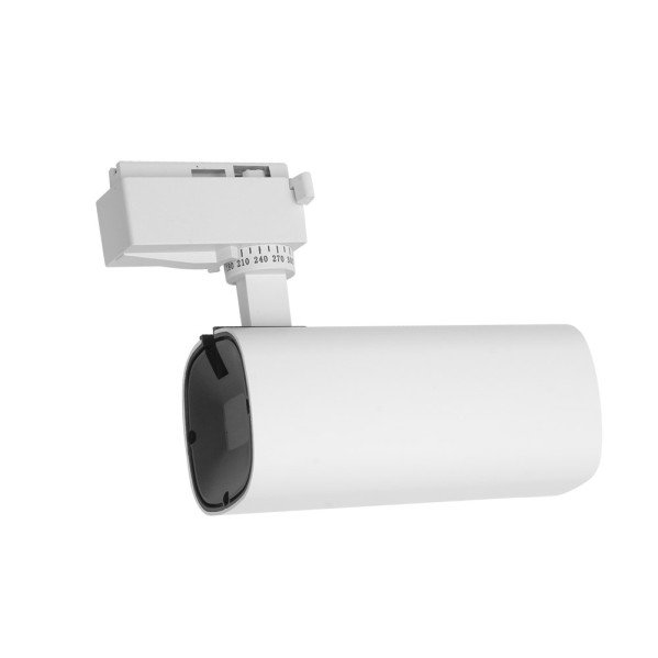 Foco Carril 30w 2700k Alfil Blanco 2700lm 36º Orientable 330º Regx19x7,5 Cm