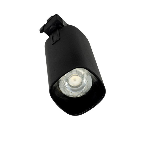 Foco Carril 30w 2700k Alfil Negro 2700lm 36º Orientable 330º Regx19x7,5 Cm