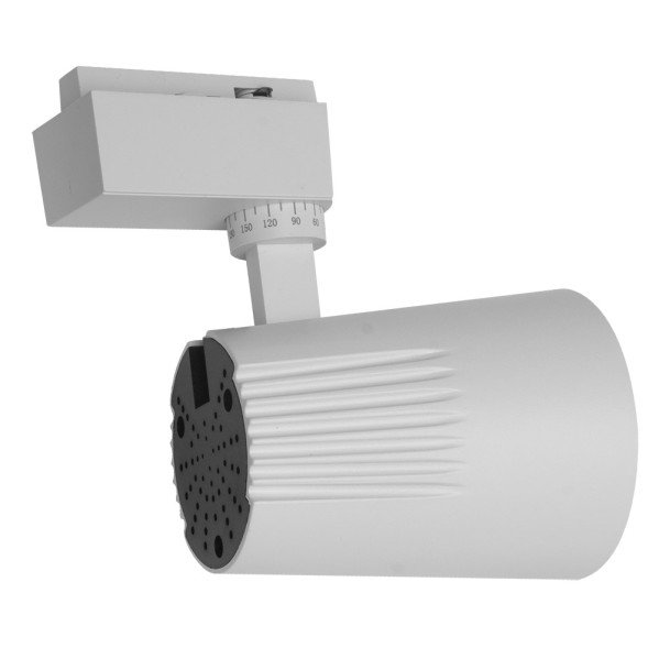 Foco Carril 30w 4000k Telma Blanco 2700lm 36º Orientable 330º Regx19x9 Cm