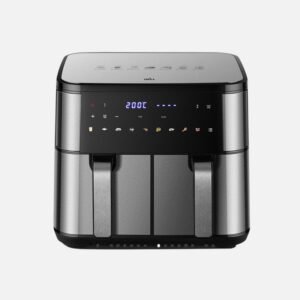 Freidora De Aire Chimbas 10l 2200w Acero/negro Display Temporizador Termostato Tactil 32x38x40,5cm