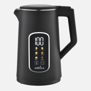 Hervidor De Agua Elec.ajenjo Negro 1,7l 2200w Base Girat. Diasplay 6programas Tacto Frio,apagado Autom.seguridad 26x22x16cm
