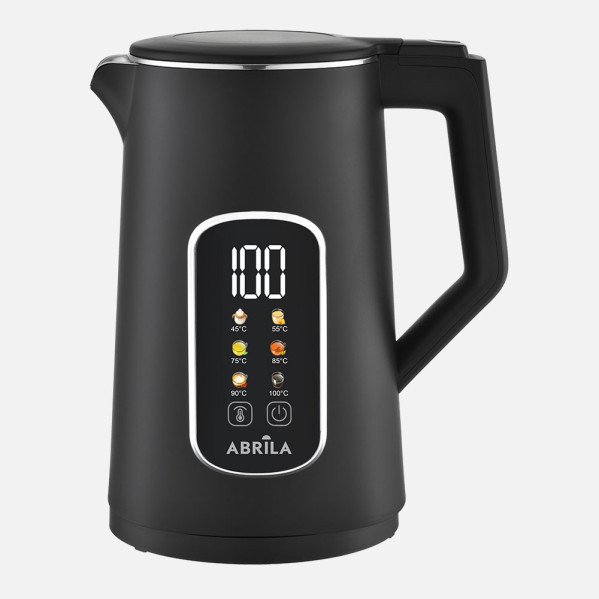 Hervidor De Agua Elec.ajenjo Negro 1,7l 2200w Base Girat. Diasplay 6programas Tacto Frio,apagado Autom.seguridad 26x22x16cm