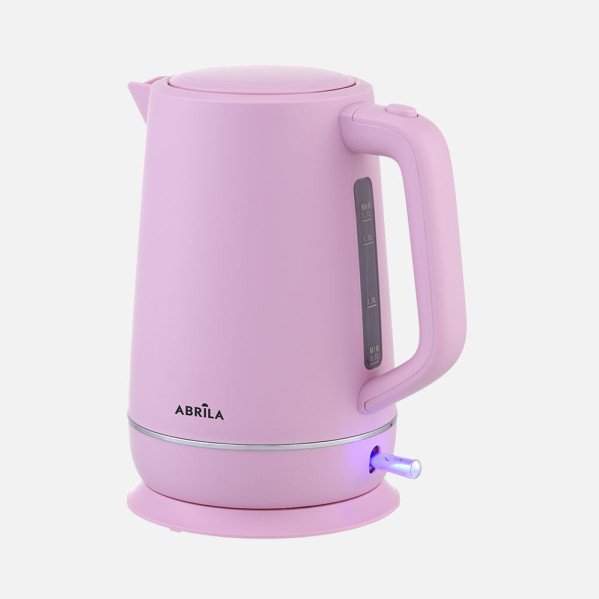 Hervidor De Agua Elec.coffee Rosa 1,7l 2200w Base Girat.tacto Frio,apagad.autom.seguridad 25x22x15,5cm