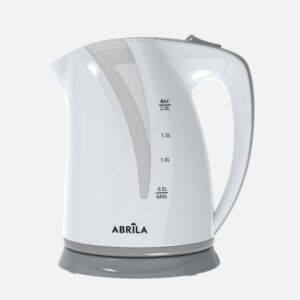 Hervidor De Agua Elec.peru Blanco/gris 2l 2200w Base Giratoria Tacto Frio,apagado.automatico.protecc.24x22x17cm