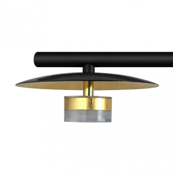 Lampara Ciudad Del Cabo 4l 24w 4000k Negro/oro Regx85x15 Cm 1920 Lm