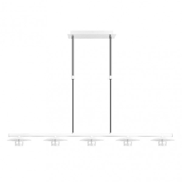 Lampara Ciudad Del Cabo 5l 30w 4000k Blanco/plata Regx104x15 Cm 2400 Lm