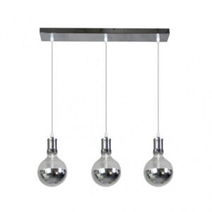 Lampara Gala 3xe27 Cromo/cromo Bombillas Incluidas 24w 2700k 2100lm Regx64x12,5 Cm