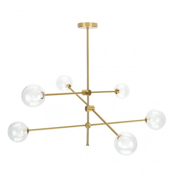 Lampara Jerusalen 6xg9 Bronce 72x90x90 Cm