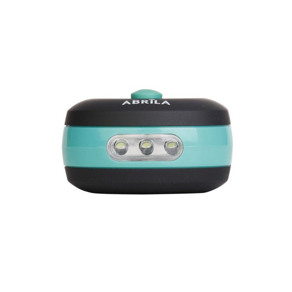Linterna Led Cob Flash C/gancho E Iman Negro/verde 200lm 9,5x6x3,5cm Compact 3xaaa Incluida