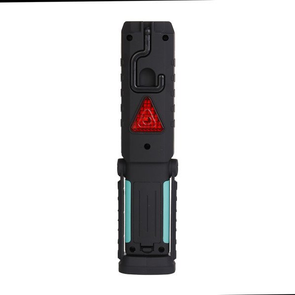 Linterna Led De Trabajo Foton 3en1 Encendido+2cob+emergencia 300lm Base Magnetica Y Gancho Giratorio