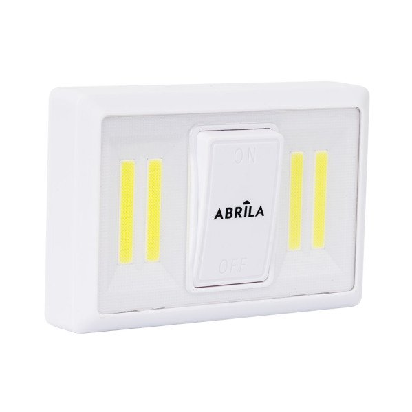 Luz De Armario Led Cob Umbral 200lm C/interruptor 3x11,5x7,5cm Iman, Adhesivo Y Colgar