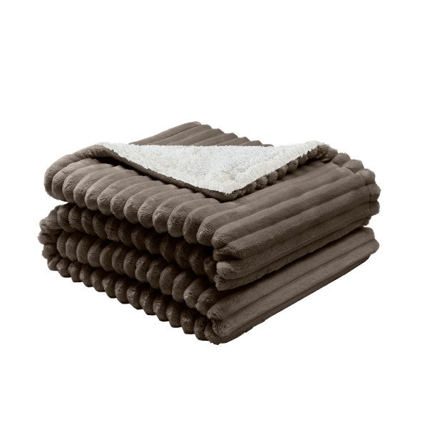 Manta Elect. Jaraiz Marron/blanco 160w 160x120cm 9nivel Autoapagado, Protec.seg.,lavable