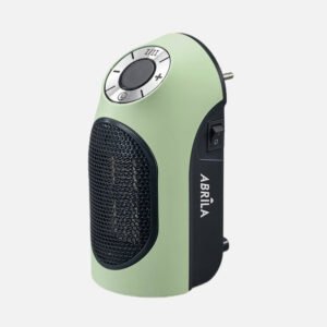 Mini Termovent.ceramico Ptc Golfo 500w Verde/negr Temp.re.temporiz.corte Seg.17,2x8,9x12,8