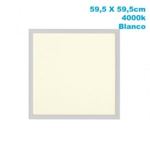 Panel Led 48w 4000k Lino Blanco 4800lm 1x59,5x59,5 Cm Corte 59x59 Cm