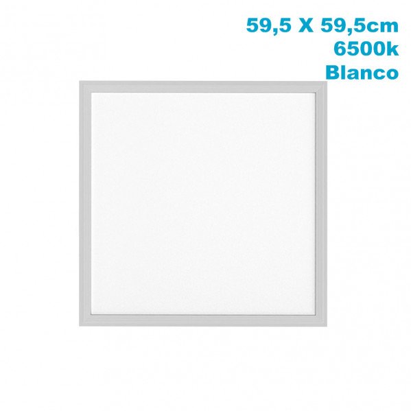 Panel Led 48w 6500k Lino Blanco 4800lm 1x59,5x59,5 Cm Corte 59x59 Cm