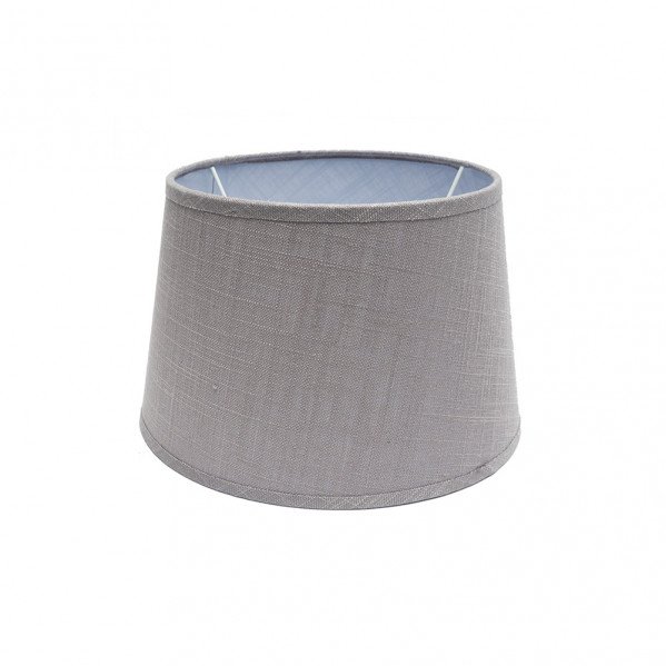 Pantalla Agueda E27 Gris 30dx22dx17h Conica Abierta