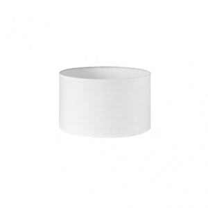 Pantalla Cilindrica Dori E27 Blanca 30Dx30dx20h Cm Tejido Popelin