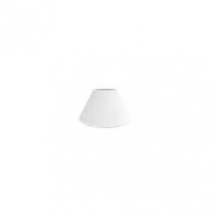 Pantalla Clara Pinza Blanca 14dx8dx9,5h Conica Cerrada