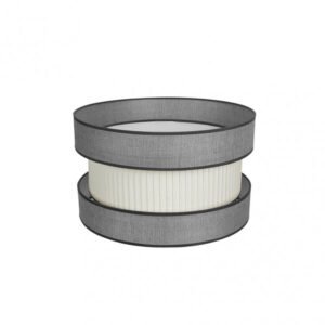Pantalla Colg./pie Salon Home E27 Gris-beis 40dx40dx24h