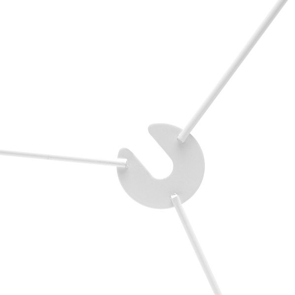Pantalla Colgante Kenya M10 Gris/blanco 40Dx38dx22h Difusor Incluido
