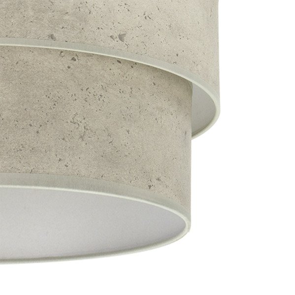 Pantalla Colgante Triple Smile M10 Cemento Gris 50dx40dx28h