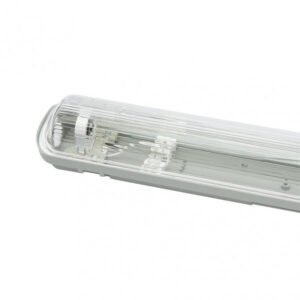 Pantalla Estanca 60cm Lines Para Led 1xt8 Ip54 Gris/transparente 68x7,8x6 Cm