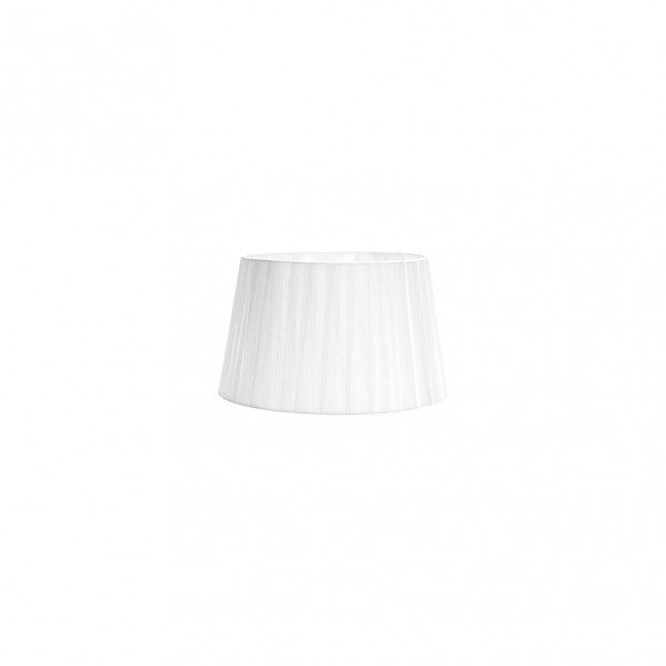 Pantalla Laura E27 Blanca 20dx15dx12h Conica Abierta