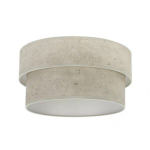 Pantalla Pie Salon Smile E27 Cemento Gris 40dx35dx21h