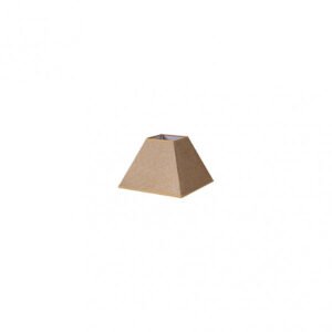 Pantalla Piramide Divos E27 Marron 15dx8dx11h Saco-yute