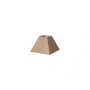 Pantalla Piramide Divos E27 Marron 17dx8dx13h Saco-yute