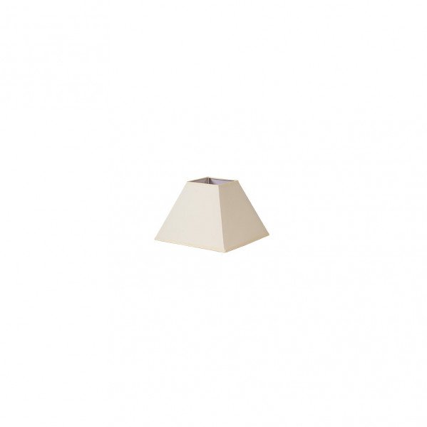 Pantalla Piramide Mezzo E27 Beis 15dx8dx11h Tejido Popelin
