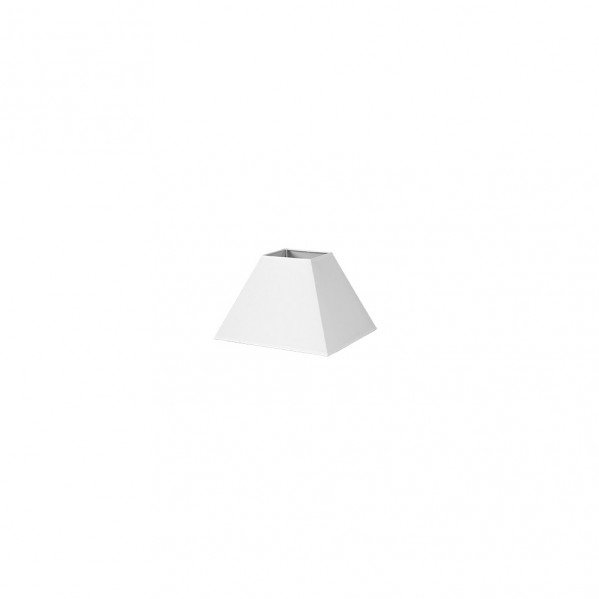 Pantalla Piramide Mezzo E27 Blanco 15dx8dx11h Tejido Popelin