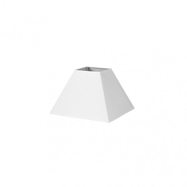 Pantalla Piramide Mezzo E27 Blanco 25dx11dx18h Tejido Popelin