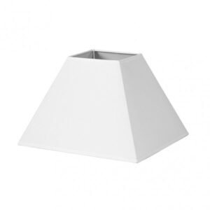 Pantalla Piramide Mezzo E27 Blanco 45dx20dx32h Tejido Popelin