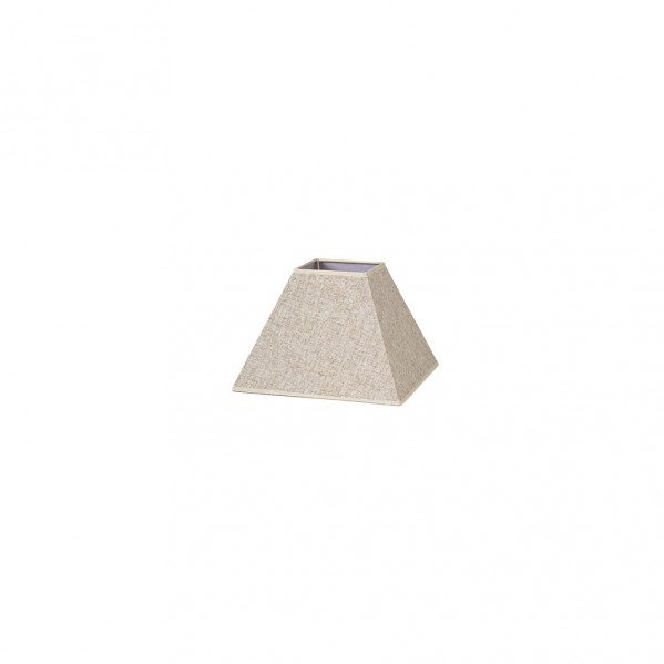 Pantalla Piramide Tenorio E27 Lino Beis 17dx8dx13h