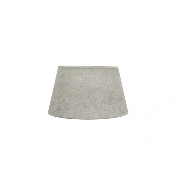 Pantalla Salma E27 Cemento Gris 25dx20dx15h Conica