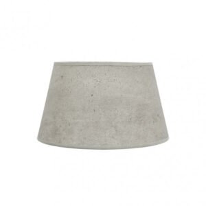 Pantalla Salma E27 Cemento Gris 35dx25dx20h Conica Abierta