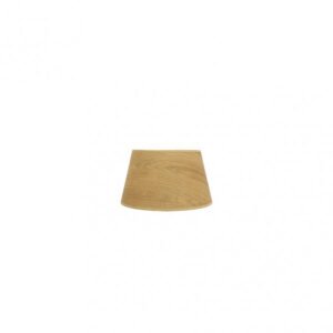 Pantalla Salma E27 Madera Clara 15dx12dx13h Conica Abierta