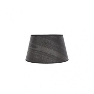Pantalla Salma E27 Madera Negra 25dx20dx15h Conica