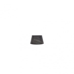Pantalla Salma Pinza Madera Negra 10dx8dx8h Conica Abierta