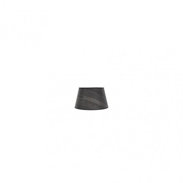 Pantalla Salma Pinza Madera Negra 10dx8dx8h Conica Abierta