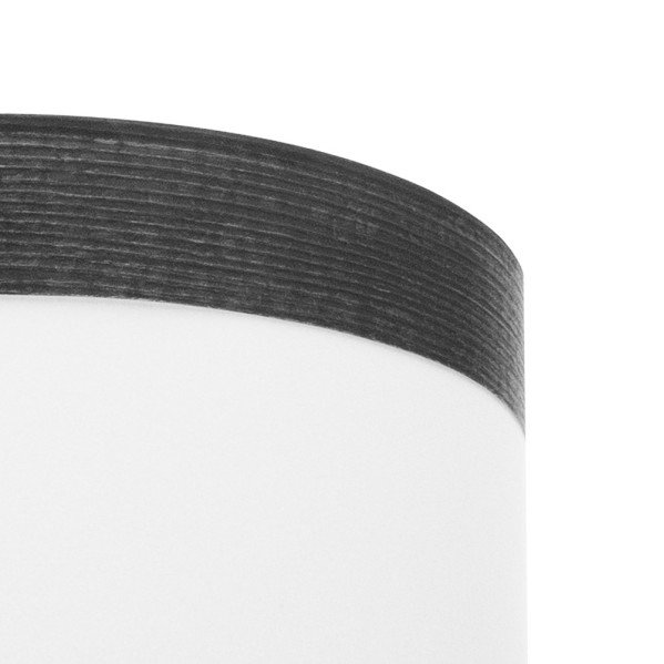 Pantalla Sobremesa Cloe E14 Blanca/madera-negra 17dx17dx14h