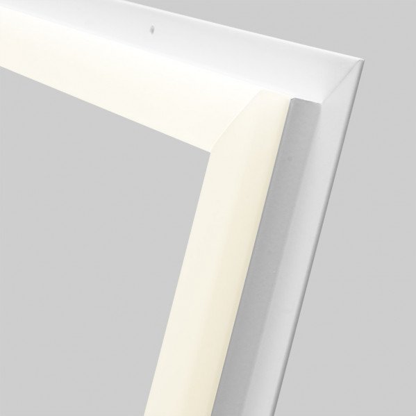 Marco Panel Led 48w 4000k Lorenzo 1,5x59,5x59,5 Cm Aluminio 4400lm Corte 57,5x57,5 Cm