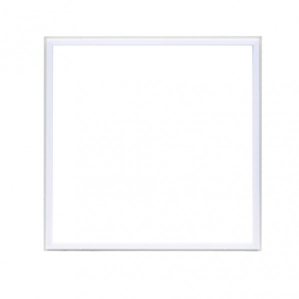 Marco Panel Led 48w 6000k Lorenzo 1,5x59,5x59,5 Cm Aluminio 4400lm Corte 57,5x57,5 Cm